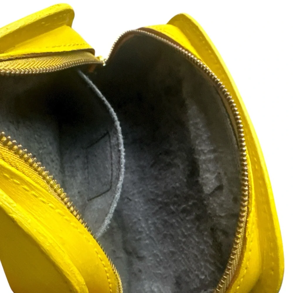 Vintage LOUIS VUITTON Epi Dauphine PM Pouch Yellow-READ